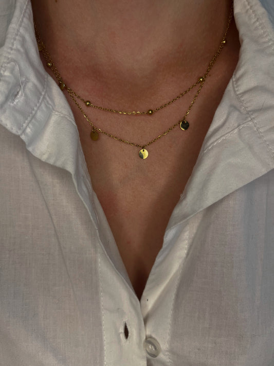 Collier Léna doré ou argenté